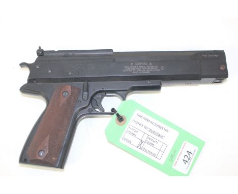 An H.W. 45 .177 Cal air pistol.
As a post 1939 air weapon the restrictions of the crime Reduction Act apply to the sale and d