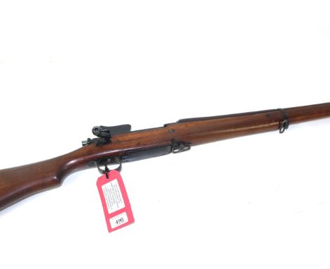 A .303 P14 bolt action rifle by Winchester Ser.No. W13428. A good honest example of this classic rifle.
This item can only be