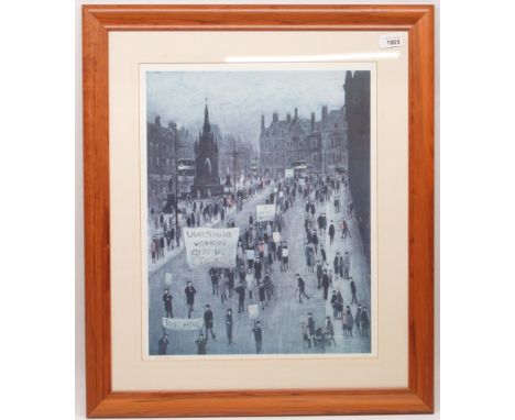 After Arhur Delaney (1927-1987); Striking Workers, limited edition print 527/850, 45 x 35cm 