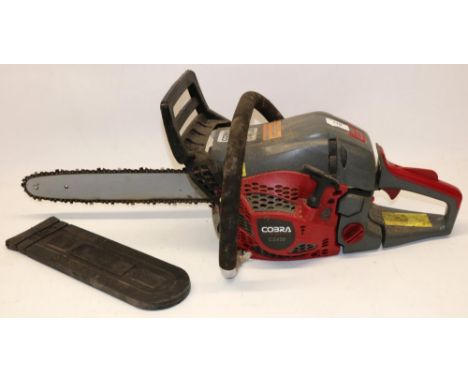 Cobra CS420 petrol chainsaw, 13" blade, untested. 