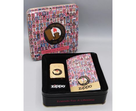 Zippo lighter: 70th Anniversary 1932-2002 edition, with box 