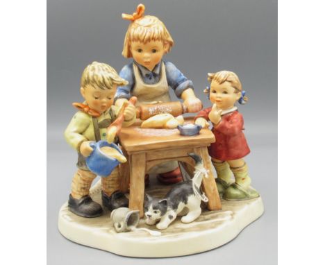 Hummel Goebel, Moments in Time Collection figural group 'Baker's Delight', limited edition 1202/5000, L20cm 