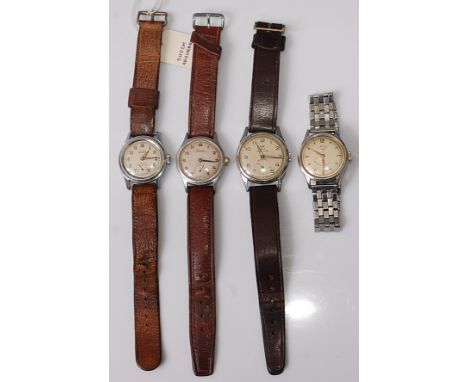 A gent's Rotary Supersport steel cased mechanical wristwatch, case dia.31mm; together with a Mido Multifort Extra automatic w