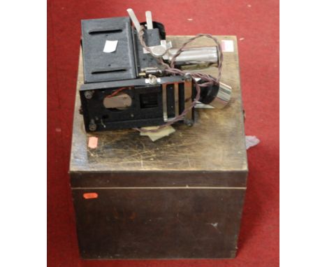 An Ellis &amp; Newton Ltd military projector, together with loose cameras to include a Brownie Twin 20, Junior 620, Rolleflex