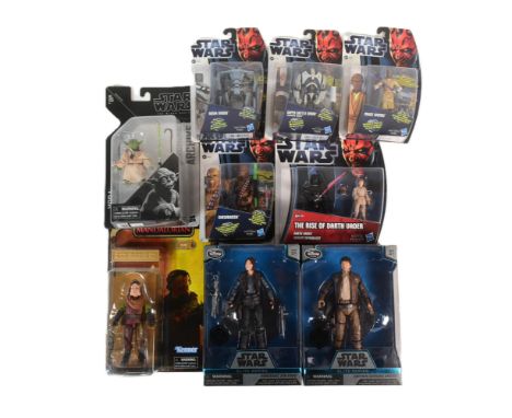 Star Wars - Action Figures - a collection of x10 assorted MOC carded and boxed action figures, from various series. Includes: