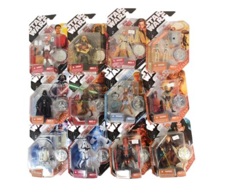 Star Wars - 30th Anniversary Collection - collection of x12 2007 Hasbro made 30th Anniversary Collection 3.75" scale MOC card