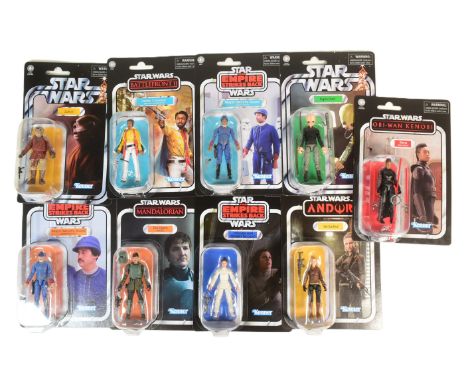 Star Wars - The Vintage Collection - collection of x9 c2020s Hasbro made Kenner 'Vintage Collection' MOC carded action figure