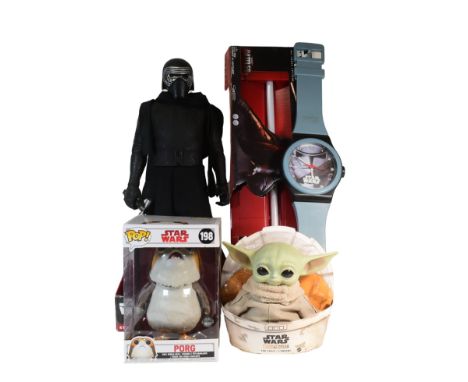 Star Wars - a collection of assorted large action figures and other items. Includes: Jakks Pacific 31" scale Kylo Ren figure 