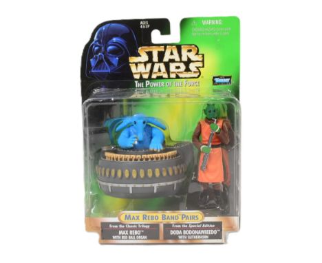 Star Wars - 1998 Kenner Collection 'Max Rebo Band Pairs' MOC carded action figure set featuring Max Rebo and Doda Bodonawieed