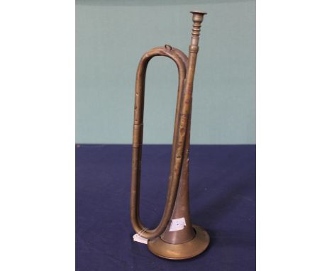 A military marked Boosey &amp; Co bugle, dated 1914