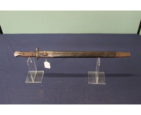 A British model 1907 bayonet with scabbard