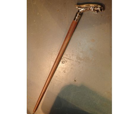 Jaguar handle walking stick H: 94 cm 