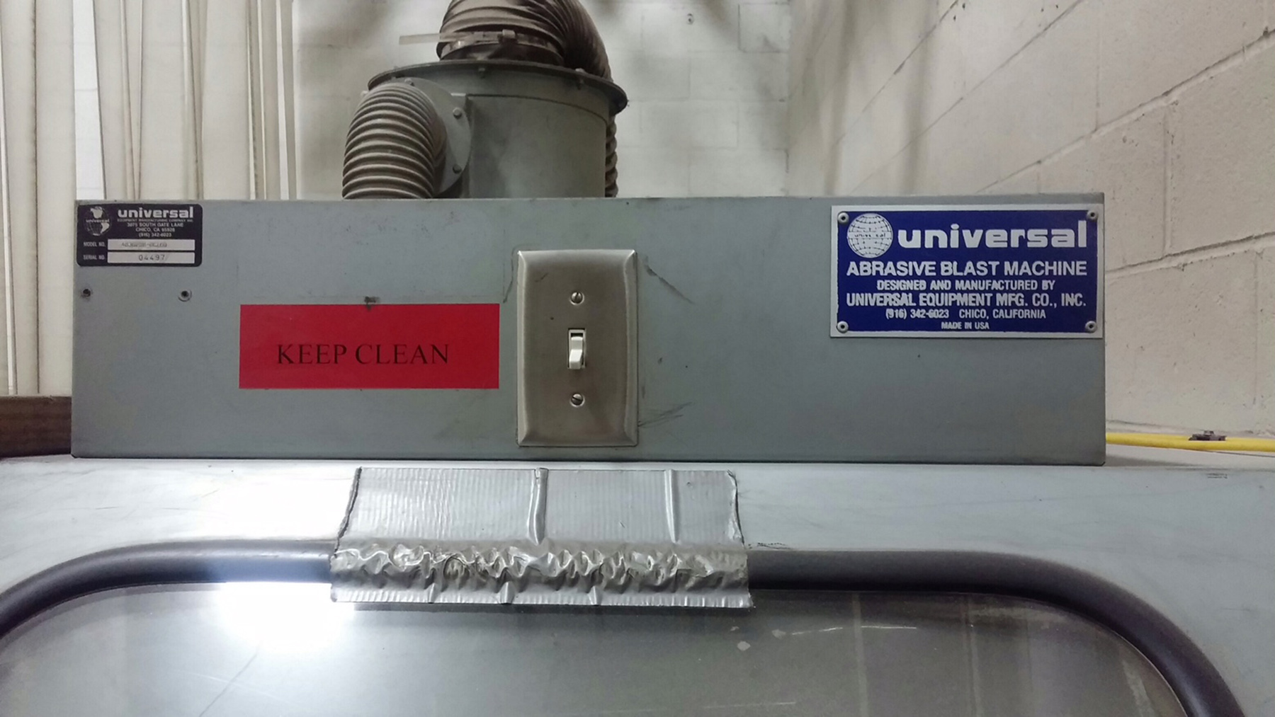 30" x 48" Universal Abrasive Blast Machine blast Model 4830PDH