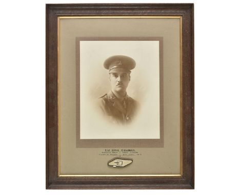* Tank Corps. A small collection of items relating to 2nd Lieutenant Eric Coleman, Norfolk Regiment Later Tank Corps who was 