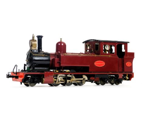 * Railway Interest. A narrow gauge Leek &amp; Manifold live steam tank locomotive, 2-6-4 built, maroon livery with name plate