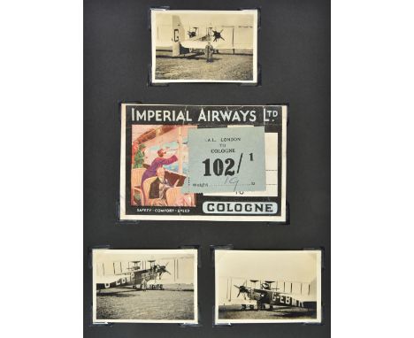 * Civil Aviation – Imperial Airways (Europe). A collection of approximately 140 items of printed paper ephemera relating to I