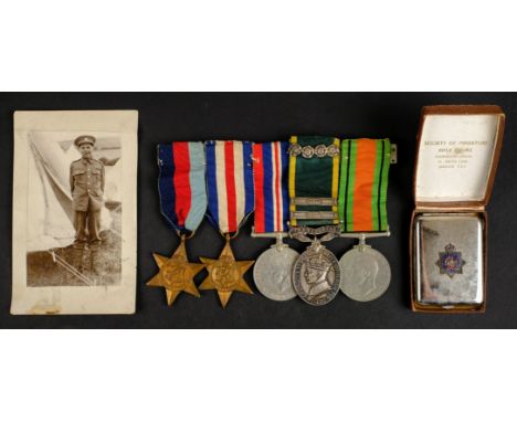 * WWII Medals. A group of five to Private H. Williams, Devonshire Regiment 1939-1945 Star, France &amp; Germany Star, War Med