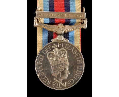 * Operational Service Medal, 2000, for Afghanistan (25214914 Gdsm R C Rodgers Coldm Gds), edge nicks, therefore nearly extrem