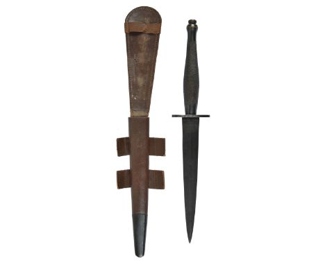 * Commando Knife. A WWII Fairburn Sykes 2nd Pattern Fighting Knife belonging to Major P. Martin, Tank Corps late Royal Army S