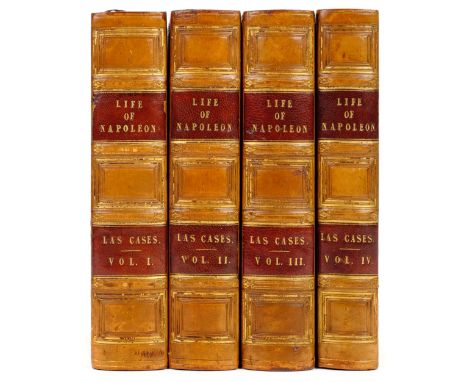 Las Cases (Emmanuel, Marquis de). The Life, Exile, and Conversations of the Emperor Napoleon, 4 volumes, 1st English edition,