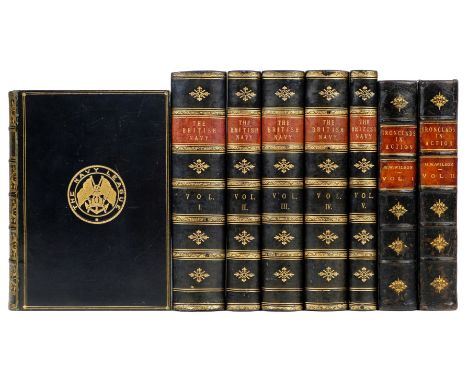 Brassey (Thomas). The British Navy: its Strength, Resources, and Administrations, 5 volumes, 1st edition, Longmans, Green, an