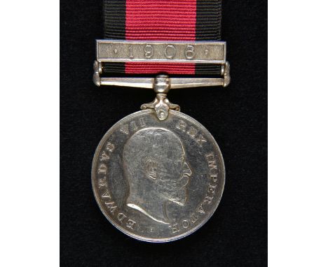 * Natal 1907 , one clasp, 1906 (Cpl. R. Russell Natal Reserves.), contemporarily renamed in large engraved serif capitals, go