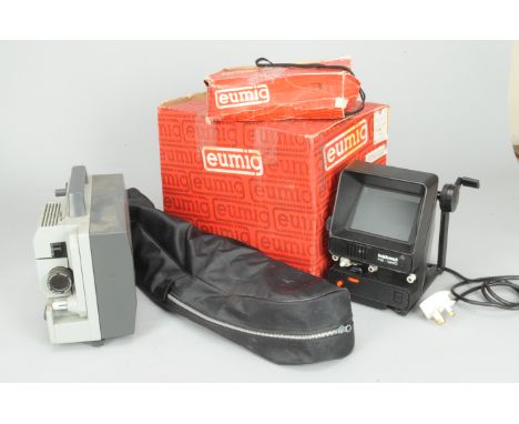 8mm Cine Projectors and Accessories, including a Eumig Mark 610D dual format 8mm projector, a Eumig Mark 501 dual format 8mm 