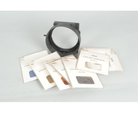 Sinar Colour Control Filters, twelve filters VG, filter mounting ring with Hasselblad 060 adapter ring and M 58x 0.75 adaptor