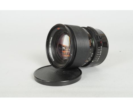 A Carl Zeiss Sonnar T* 150mm f/2.8 Lens for Hasselblad, serial no. 6064575, no shutter type, barrel VG, elements G-VG, apertu