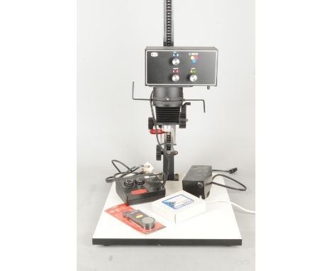 A Jobo C 660 Color Enlarger, with a Minolta 105mm f/4.5 lens, Jobo B timer, transformer, untested 