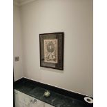 Framed Print John Russell Earl Of Bedford Origin Print Of Copper Engraved Portrait After Jacobus