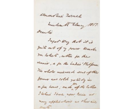 Dickens (Charles).- Seymour (Mrs. [Robert]) An Account of the Origin of the "Pickwick Papers", reprint, one of 50 copies sign