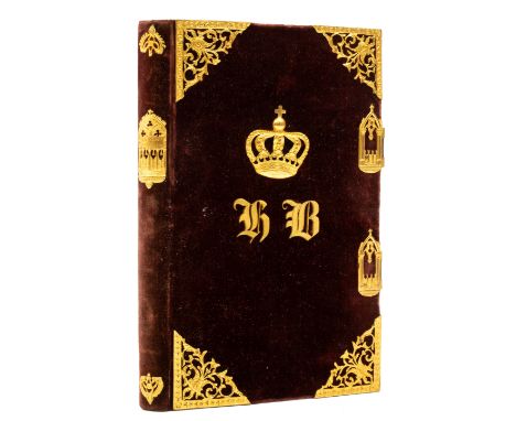 Binding.- Zeloni (A) Vie de la Princesse Borghèse, half-title, engraved portrait frontispiece, a little foxing, bound in maro