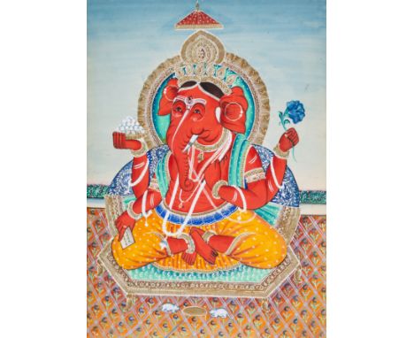 India.- Hindu Deities.- Hardy (C.C.) Tales of Hindu Deities, typescript, 19pp., last page with manuscript addition, watercolo
