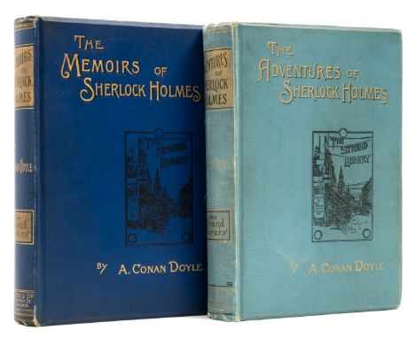 Doyle (Sir Arthur Conan) The Adventures of Sherlock Holmes, first issue with 'Miss Violent Hunter' in the last sentence on p.