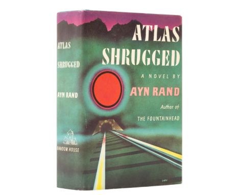 Rand (Ayn) Atlas Shrugged, first edition, original cloth, slight bumping to corner tips, first state dust-jacket with 10/57, 