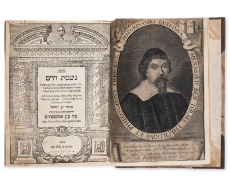 Judiaica.- Immortality of the Soul.- ben Israel (Menasseh) Nishmath Chaim, engraved portrait frontispiece, title within ornat