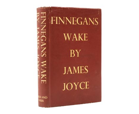 Joyce (James) Finnegans Wake, first trade edition, browning to endpapers and final text p., faint tape markings to endpapers,