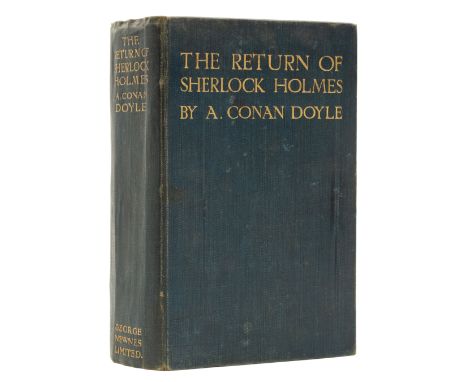 Doyle (Sir Arthur Conan) The Return of Sherlock Holmes, first English edition, half-title, 16 plates by Sidney Paget (2 detac