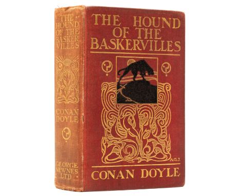 Doyle (Sir Arthur Conan) The Hound of the Baskervilles, first edition, first issue with "you" for "your" on p.13, half-title,