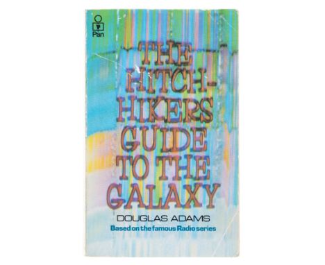 Adams (Douglas) The Hitch Hiker's Guide to the Galaxy, first edition, signed by the author on upper inner wrapper, original p