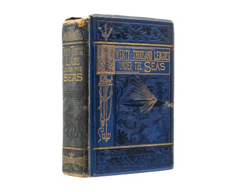 Verne (Jules) Twenty Thousand Leagues Under the Seas, first English edition, half-title, 12 plates and illustrations, one det