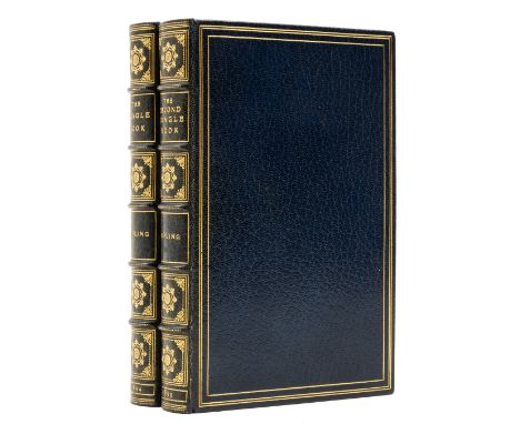 Kipling (Rudyard) The Jungle Book [&] The Second Jungle Book, together 2 vol., first editions, illustrated by the author, W. 