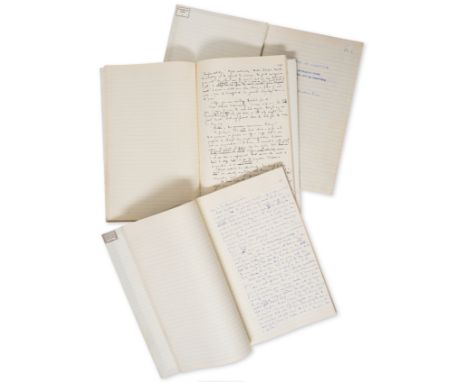 [Lewis (Cecil Day, author, 1904-1972)], "Nicholas Blake". Autograph Manuscript of 'End of Chapter', 3 vol., c.235pp., mostly 