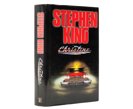 King (Stephen) Christine, first English edition, signed presentation inscription from the author dated "5/10/83" to endpaper,