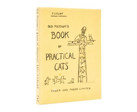 Eliot (T.S.) Old Possum's Book of Cats, first edition, original pictorial cloth lettered in red, thin light band of toning to