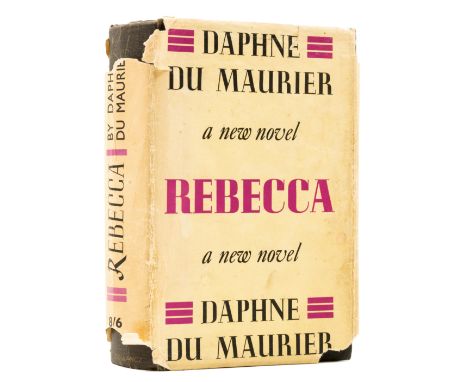 Du Maurier (Daphne) Rebecca, first edition, signed Book Society bookplate by the author, laid down on pastedown, the odd spot