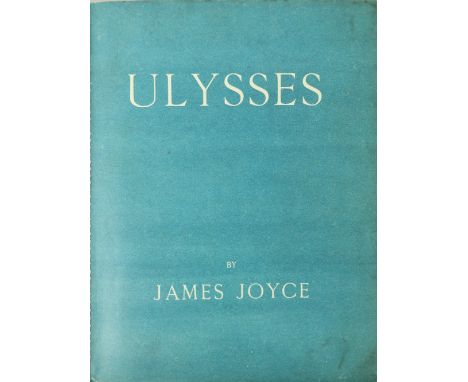 The Masterpiece of ModernismJoyce (James) Ulysses, 4to Paris (Shakespeare & Co.) 1922, First Edn., No. 285 of 750 copies on h