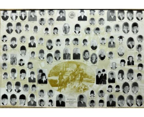 Co. Westmeath Hunt: Two large Photographic Collages, Members of the Westmeath Hunt, Season 1980, approx. 32" x 42" rolled wit