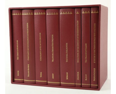 Price (James Valdimir) History of British Deism, 8 vols. roy 8vo L. (Routledge / Thoemmes) 1995. First Edn., all with facsimi